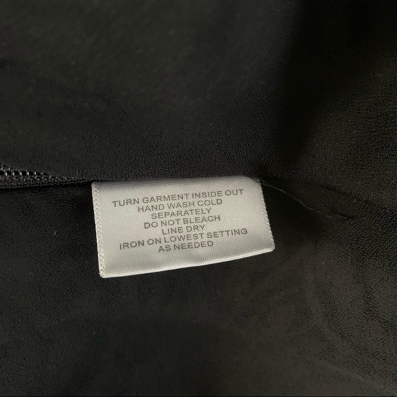 Bob Mackie Studio Plus Size 18 Sheer Layered Paisley Beaded V Neck Top Blouse - Picture 13 of 13